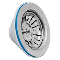 Spust zlewozmywakowy fi 90 mm z koszem