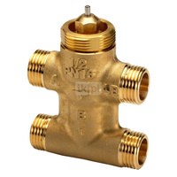 Zawór regulacyjny VZL 4 PN16 15/0,4 4-drogowy, grzybkowy, króćce gładkie