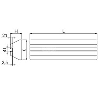 Podpora dachowa PDE 600mm PDE600