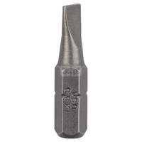 Standardowa końcówka wkręcająca do śrub z rowkiem podłużnym (S) Szczelina S 1,0 x 5,5