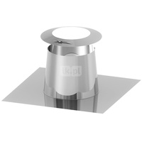 Przejście dachowe płaskie aluminiowe z kołnierzem fi110mm