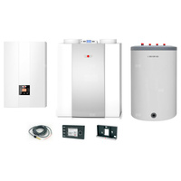 Pakiet - Kocioł gazowy jednofunkcyjny WOLF FGB-24 kondensacyjny wiszący 5.3 - 20.7 kW + Czujnik c.w.u. + RegulatorBM-2 + RekuperatorCWL 400L + Zasobnik c.w.uLindo 150L