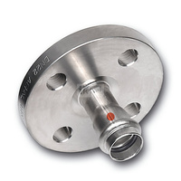 Kołnierz zaciskowy SANHA NiroTherm Press stal nierdzewna DN 32 (35 mm)