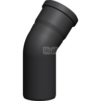 Kolano Concept By JEREMIAS 30' (pp) ZZ x ZW 80 x 80 mm spalinowe, kolor czarny