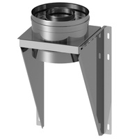 Uchwyt JEREMIAS CLV01 stal nierdzewna fi 140/225 mm (50-150 mm) (mocowanie - Blacha konsoli przesuwalna)