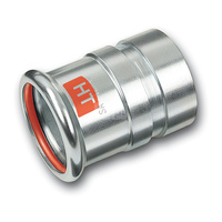 Nypel SANHA Therm Industry, stal (Cynk/nikiel), 76,1 mm (zw x GW)