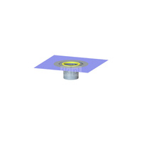 Łącznik z kołnierzem do uszczelnień klejonych, system 125