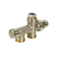 Zawór rozdzielający z odcięciem 3/4", przyłącze od podłogi