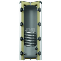 Zbiornik buforowy stojący REFLEX HF 800/1_C pojemność 800 l z wężownicą, izolacja: włókna poliestrowe z płaszczem foliowym, kolor: biały