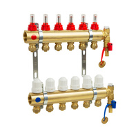 PHA-107/1/S/Z 10-obwodowy PN6 Rozdzielacz CuZn