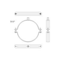 Obejma mocująca NICZUK DUO UPZD 149-157 mm 150SKR