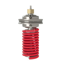 Regulator upustowy ciśnienia AFA, PN 25, 0.10 bar - 0.60 bar, 250 cm², Żółty