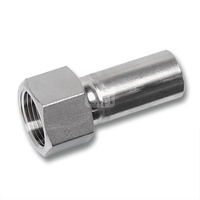 Przejściówka SANHA NiroSan Press, stal nierdzewna, 22 mm x 1/2'' (zz x GW)