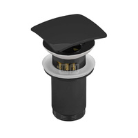 Zestaw odpływowy do umywalki PERFEXIM SPPMWK03K czarny mat 2 3/4'', przycisk kwadratowy wypukły