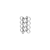 Zestaw 4 obejm montażowych pp-flex fi80mm