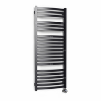 CONCEPT Grzejnik el. Sydney 1460/500, czarny mat, podł ES, kabel prosty bez wtyczki z maskownicą