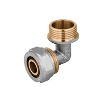 Kolano PERFEXIM 604, mosiądz, 20 x 3/4'' (zw x GZ)