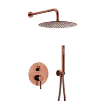 MOZA Zestaw natryskowy podtynkowy z Baterią 3 funkcyjną, Brushed rose gold PVD