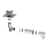 Pakiet powietrzno-spalinowy w szacht komina fi80/125mm (Kotły Vaillant eco TEC/5, VC/VCW, ecoTEC plus, VCW ecoTEC pro o mocy poniżej 36 kW, ecoCOMPACT/4, auro-COMPACT/4: VC 146/5-5, VC 206/5-5, VC 246/5-5, VCW 226/5-3, VCW 296/5-5, VCS 206/4-5, VSC S 206/