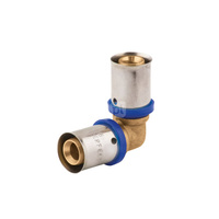 Kolano PERFEXIM 736, mosiądz, 25 (zz x zz)