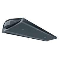 Kurtyna powietrzna WING II E200 EC z grzałkami elektrycznymi DARK (RAL7016)