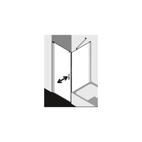 Ściana boczna prysznicowa KERMI Pega TVD SIHG SR Arena Clean 800 mm x 1600 mm