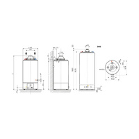 Gazowy pojemnościowy podgrzewacz wody SGA X 120 EE