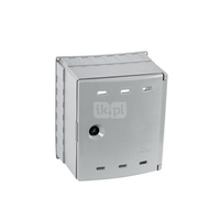 Postument z laminatu do skrzynki gazowej z laminatu o podstawie 600x250mm, H=1000mm popiel