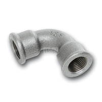 Łuk 90' SANHA 2#, żeliwo (ocynk), 1/2'' (GW)