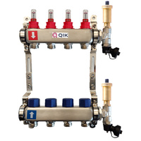 Rozdzielacz INOX do OP z przepływ. - QIK STANDARD II- 4 sekcje