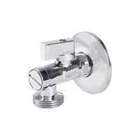 Zawór kulowy PERFEXIM PHA-012 mosiądz chromowany, PN16 1/2'' x 3/8'' GZ, uchwyt: dźwignia