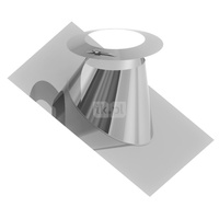 Przejście przez dach 26-35st. aluminiowe z kołnierzem fi130mm 