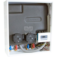 Grupa pompowa AFRISO PrimoBox AHB 622 GZ x GW 3/4'' x 3/4'', z zaworem termostatycznym, z izolacją, z pompą obiegową 2x Grunfos UPM3 Auto