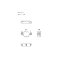Obejma mocująca tryskaczowa NICZUK DN 41-44 mm 11/4-PP