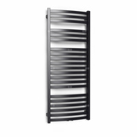 CONCEPT Grzejnik łazienkowy Sydney 710/400, 280W, czarny mat, podł. ZS