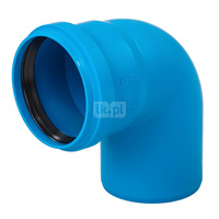 Kolano 45' MAGNAPLAST Ultra dB UDBB, PP-m (niebieski), DN 110 (wz x ww), do kanalizacji