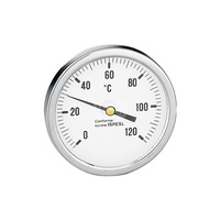 Termometr, przyłącze środkowe, tylne 45 mm 0-120  st. C