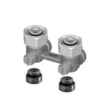 H-połączenie śrubowe, dla systemy 2-rurowe