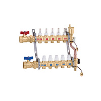 Zespół rozdzielaczy 1" GW X 8 wyjść 3/4" GZ