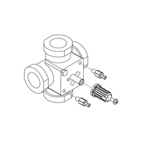 Adapter do siłowników ARM ProClick na zawory: Siemens VBI, VBF