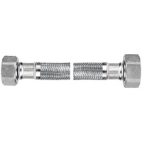 Wąż przyłączeniowy elastyczny FERRO z oplotem (stal), GW x GW, 3/4'' x 3/4'', długość 30 mm