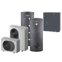 Pakiet 2 - Pompa ciepła powietrzna powietrze-woda monoblok TERMET Heat Gold 9 DC 5.9 kW 230 V + Zasobnik c.w.u. TERMET AQUA 200 + Zasobnik buforowy TERMET ENERGY 100 + Moduł hydrauliczny T-Box 13 Pro PG HP