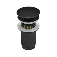 Zestaw odpływowy do umywalki PERFEXIM SPPMK03OP czarny mat 2 3/4'', przycisk duży okrągły płaski