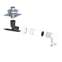 CONCEPT Zestaw powietrzno-spalinowy w szacht komina rozszerzający Ø60/100mm - Ø80/125mm (kotły Vaillant)