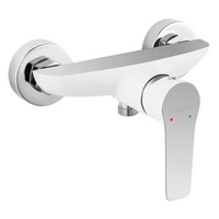 Bateria natryskowa FERRO ADORE WHITE-CHROME, kolor chrom/biały, montaż bez natrysku