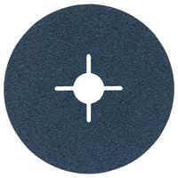 FIBR.D125MM P60 B/MET CYRK BL MIN 50