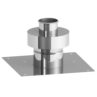 Uniwersalna płyta dachowa fi 80 mm z czerpnią powietrza