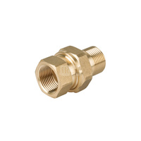 Śrubunek wzmocniony prosty stożek PERFEXIM PHA-301, mosiądz, 1 x 1 (GW x GZ), PN16 bar