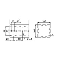 Profil konstrukcyjny KJ 6000mm OGCKJ6