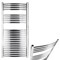 Grzejnik łazienkowy typ 450x1200 łuk chrom